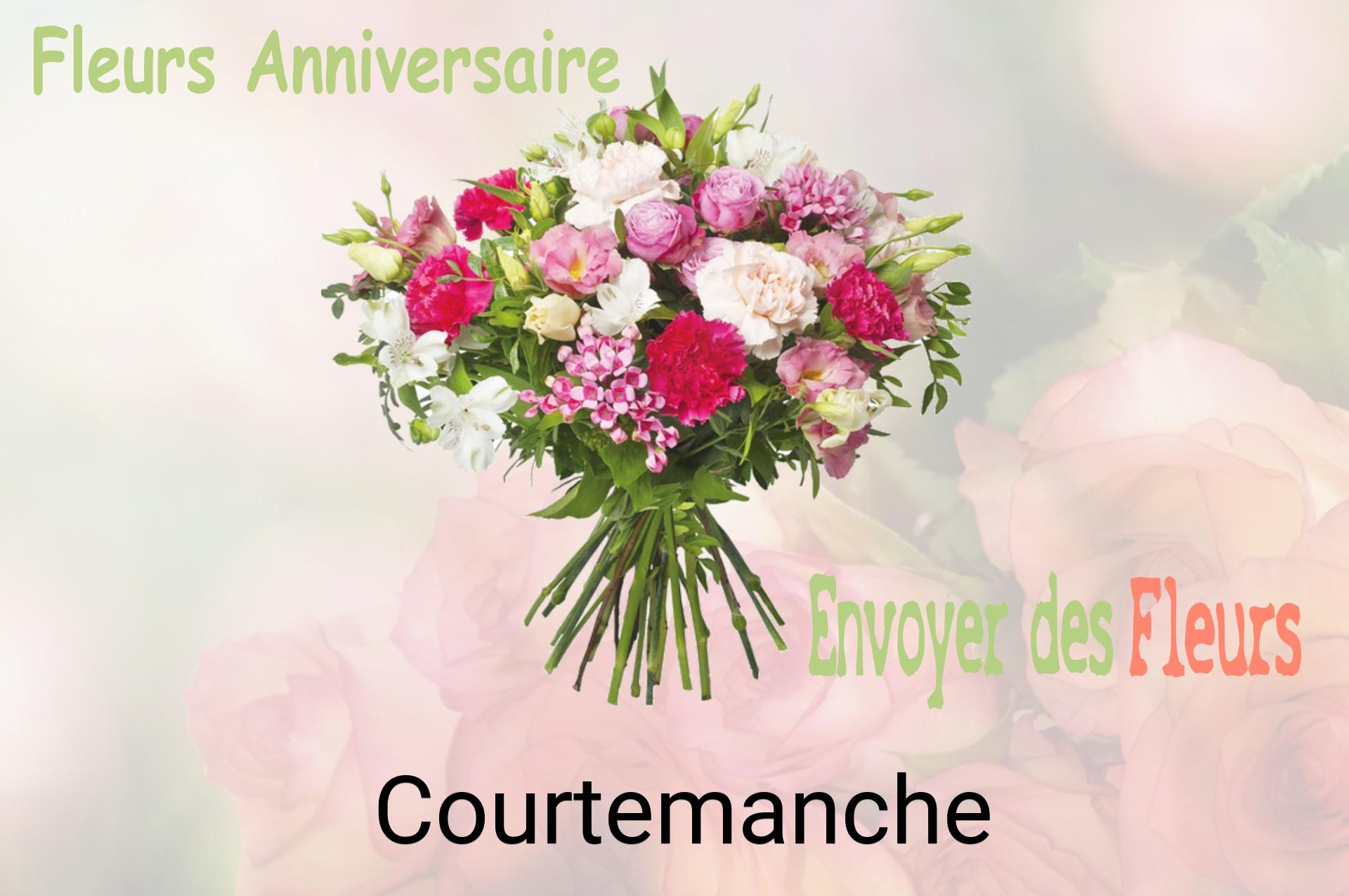 Bouquet de fleurs d’anniversaire livré à Courtemanche